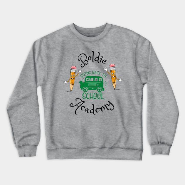 Boldie Academy Crewneck Sweatshirt by Rickido